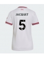 Ženske Nogometnih dresov Liverpool Jeremy Jacquet #5 Gostujoči 2026-27 Kratki rokavi Ženske Nogometnih dresov Liverpool Jeremy Jacquet #5 Gostujoči 2026-27 Kratki rokavi